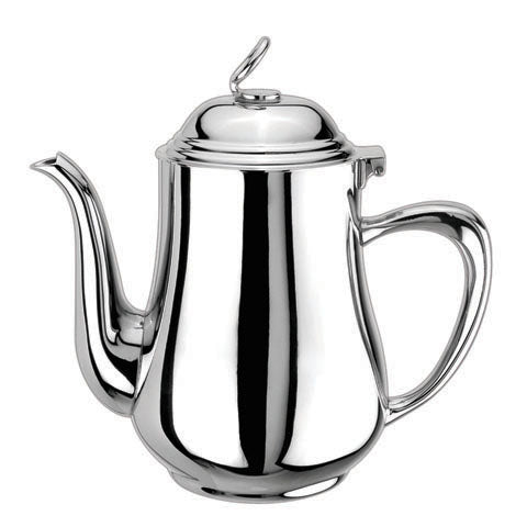 WNK Stainless Steel Oval Gooseneck Coffee Pot L14.5xW7.7xH14.7cm, 0.35L