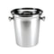 WNK Stainless Steel Wine Cooler For 2 Bottles Ø24.9xH21.3cm, 7.0L, Mirror Finish