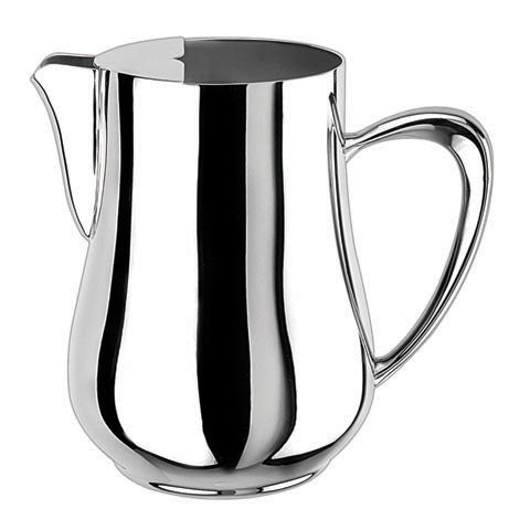 WNK Stainless Steel Oval Water Pitcher With Ice Guard L20.5xW12.3xH17.9cm, 1.5L