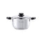 Zebra Stainless Steel Sauce Pot With Lid & Capsule Base Ø22xH14cm, 4.5L, Extra Plus