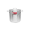 Zebra Stainless Steel Stock Pot With Lid & Capsule Base Ø22xH22cm, 8L, Friendly Infinity