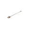 APS Stainless Steel Bar Spoon With Twisted Handle L27cm, Copper