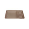 Shunta Melamine Rectangle 3-Divided/ Compartment Plate L24xW16.5xH3.1cm, Brown, Iwamatsu