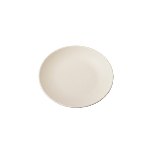 Shunta Melamine Round Plate Ø23.1xH2.6cm, White, Iwamatsu