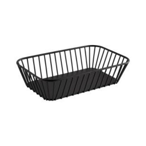 APS Metal Gn 1/4 Basket L26.5xW16.2X7.5cm, Black, Urban