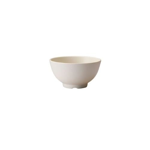 Shunta Melamine Round Bowl Ø14xH7.4cm, White, Iwamatsu