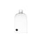 ToTT Polycarbonate Smoking Dome Cover For Wooden Tray Da120 Ø12xH18.6cm, Clear