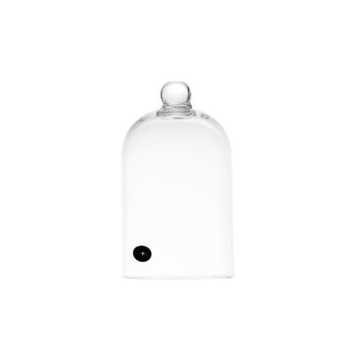 ToTT Polycarbonate Smoking Dome Cover For Wooden Tray Da120 Ø12xH18.6cm, Clear