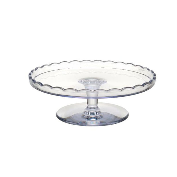 ToTT Polycarbonate Cake Stand For Dome Cover Cg1001-10 Ø27.9xH9.8cm, Clear