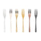 Sambonet Stainless Steel Pastry Forks Set, 6 Pieces, Mirror Pvd Multi Colour, Taste