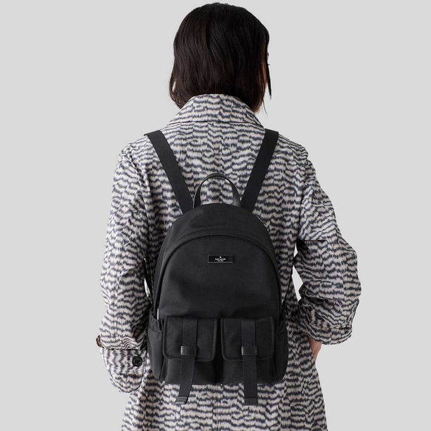 KATE SPADE Carter Ksnyl Cargo Backpack Black RS-KN671