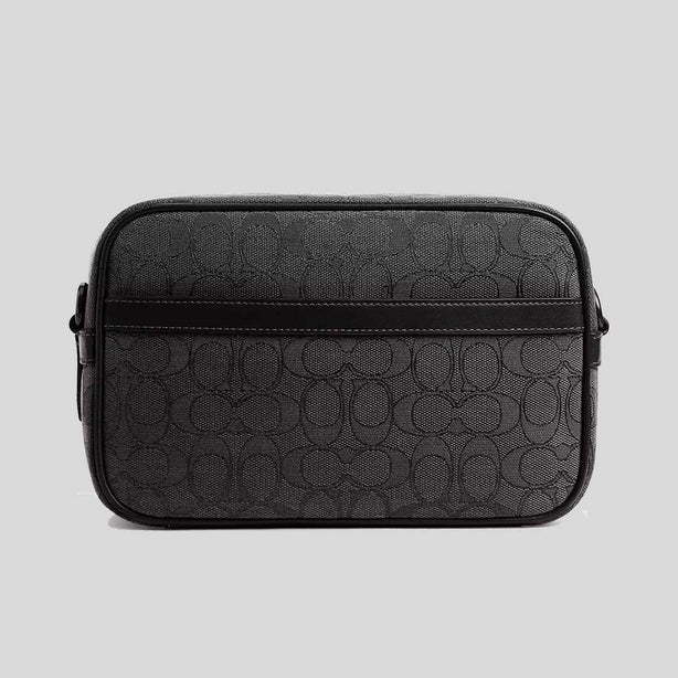COACH Theo Camera Bag In Signature Jacquard Black RS-CBF21