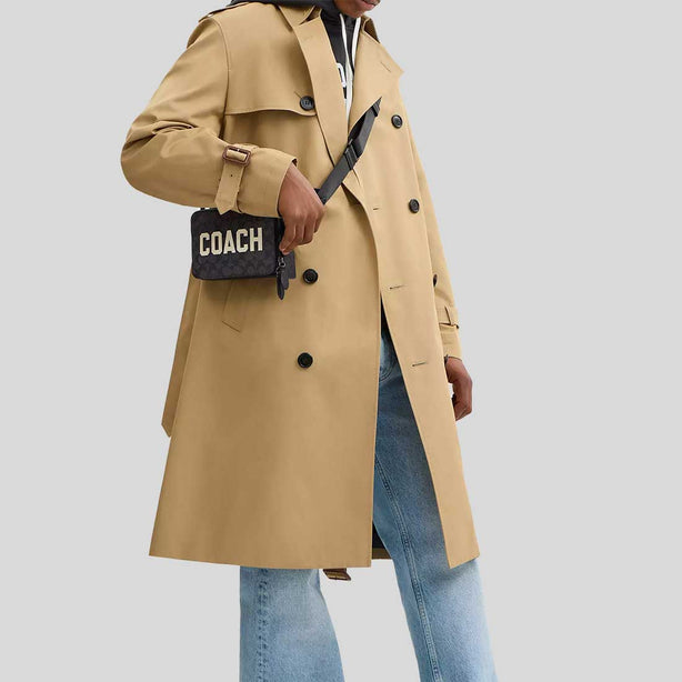 COACH Charter Crossbody Bag 19 In Signature Canvas With Coach Graphic Charcoal Multi RS-CAF83