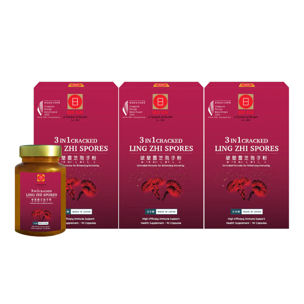 RED SUN 3-in-1 Ling Zhi Cracked Spores