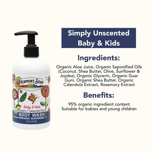 Vermont Sunshea Body Wash 12oz (355ml)