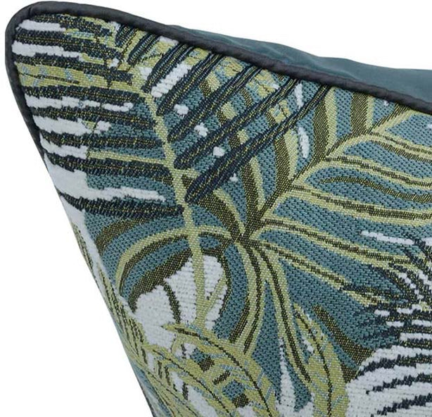 Piping Silk Tropical Cushion Covers Set of 2