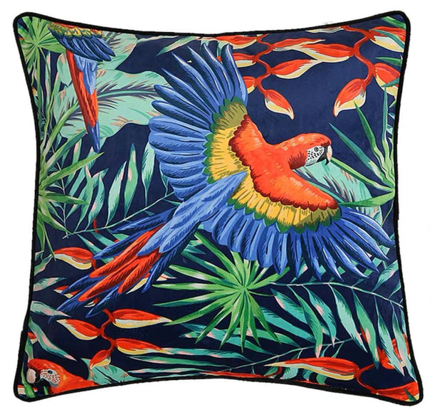 Piping Parrot 1 Cushion Covers Set of 2