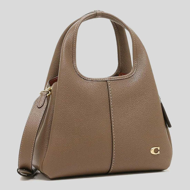 COACH Lana Shoulder Bag 23 Dark Stone RS-CM545