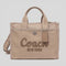 COACH Cargo Tote Bag Dark Natural RS-CP158