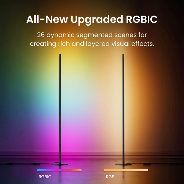 SwitchBot RGBICWW Smart Floor Lamp (UK Plug)