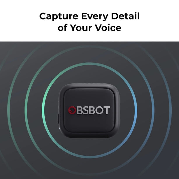 OBSBOT VOX SE Wireless Live Streamimg Microphone For Tiny 3/ Tiny 3 Lite