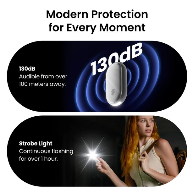 SwitchBot Safety Alarm 130dB Personal Safety Alarm