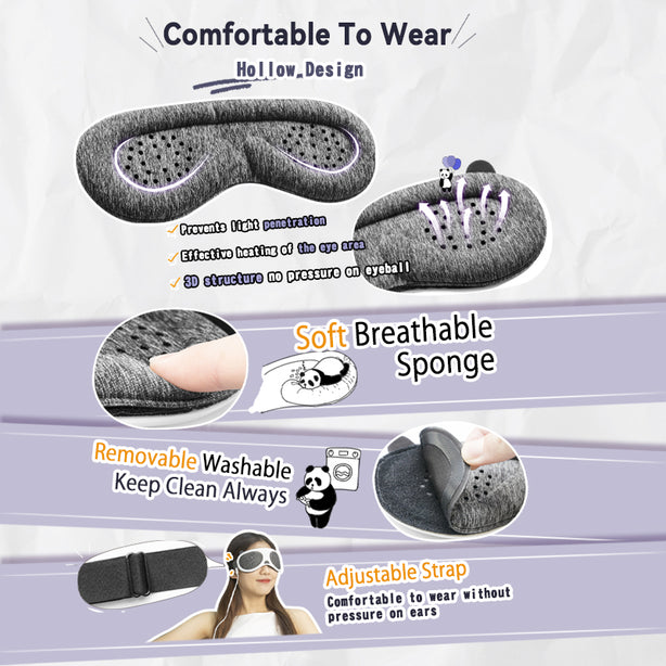 Anlan Eye Warmer Panda Eye Relaxing Mask