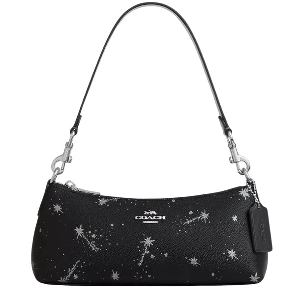 Coach Charlotte Shoulder Bag With Star Print - Black Multi CCL41