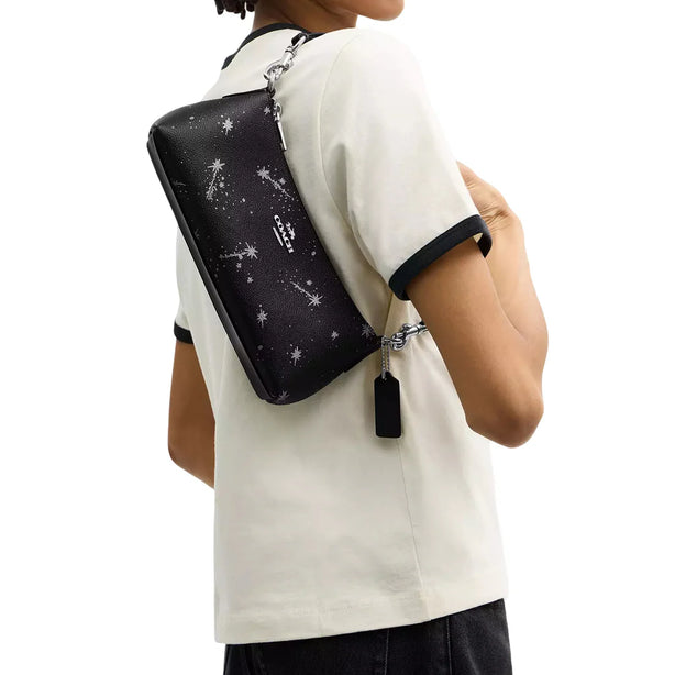 Coach Charlotte Shoulder Bag With Star Print - Black Multi CCL41