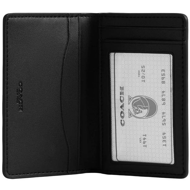 Coach Id Card Wallet In Loved Signature Canvas - Brown CEB86