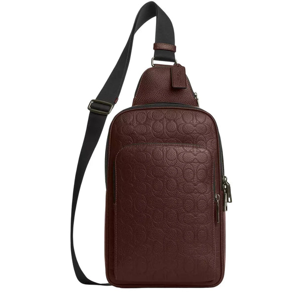 Coach Ethan Pack Bag In Signature Leather - Maple CDC68