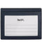 Coach Slim Id Card Case In Regenerative Cotton With Quilting - Indigo/ Gold CAT70
