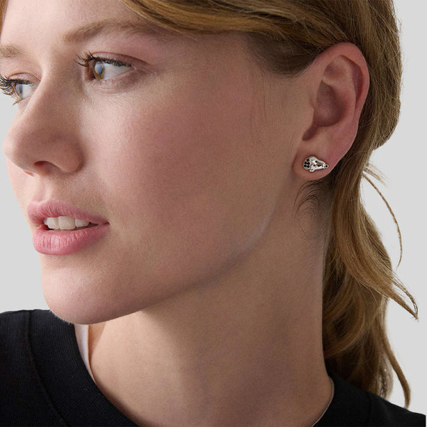 KATE SPADE Snoopy Asymmetrical Studs Silver Multi RS-KN115