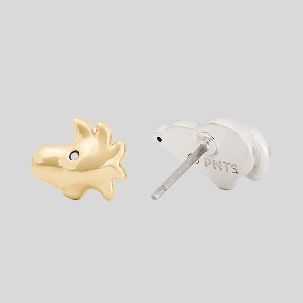 KATE SPADE Snoopy Asymmetrical Studs Silver Multi RS-KN115