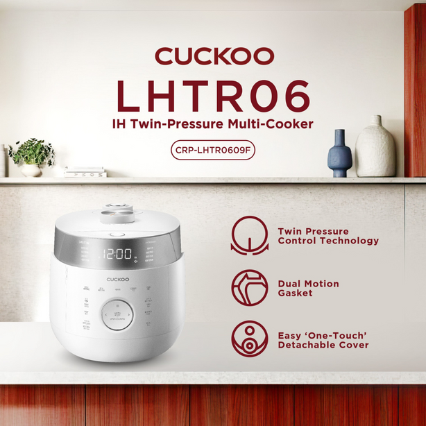 LHTR06 IH Twin Pressure Multi-Cooker (6 Cups)