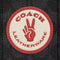 Coach Luggage Tag In Signature Canvas With Patches - Charcoal Multi CY898