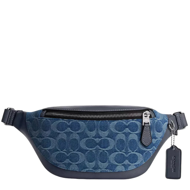 Coach Warren Mini Belt Bag In Signature Denim - Denim CDF48
