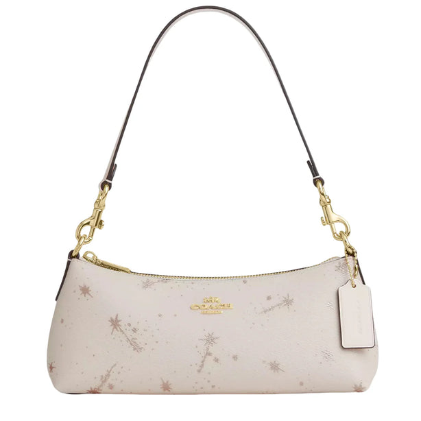 Coach Charlotte Shoulder Bag With Star Print - Chalk Multi CCL41