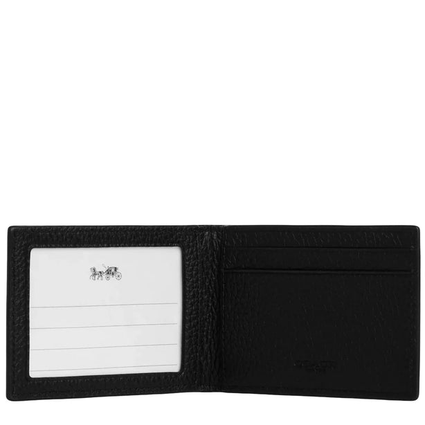 Coach Compact Billfold Wallet - Black CM167