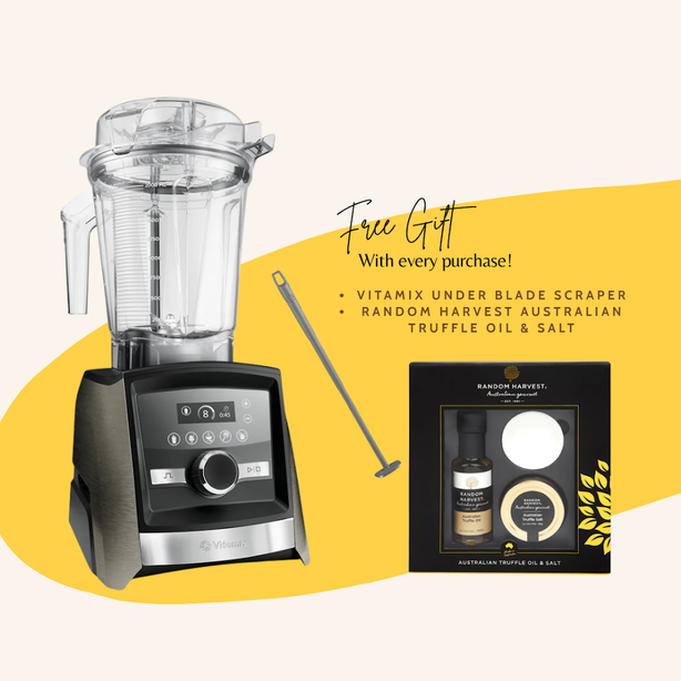Vitamix High Performance Blender Ascent Series A3500i - Black  (Free Vitamix under blade scraper &Random Harvest Australian Truffle Oil & Salt)