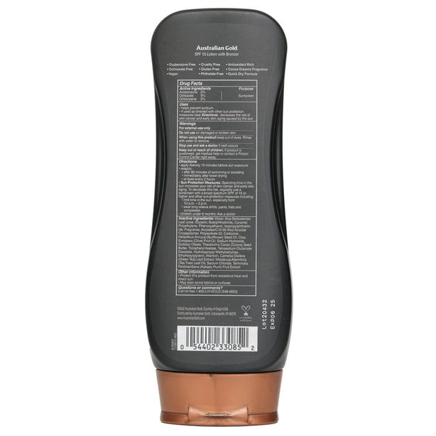 Lotion Sunscreen Spf 15 With Instant Bronzer - 237ml/8oz