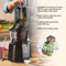 Kuvings E8000 Whole Slow Juicer with Dual Feeding Chute for Cold Press Masticating Juice (Pearl Black)