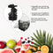 Kuvings REVO 830 Whole Slow Juicer with Triple Feeding Chute for Cold Press fibrous fruits and vegetables (Matt Silver)