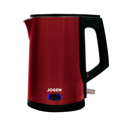 Jogen KE 4211 Electric Stainless Steel Kettle 1.7L 2200W Keep Warm (Red)