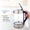 JOGEN KE 4311 Stainless Steel Glass Kettle 1.7L 2200W