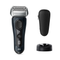 Braun Series 8 8513s Electric shaver with charging stand and travel case - fjord grey
