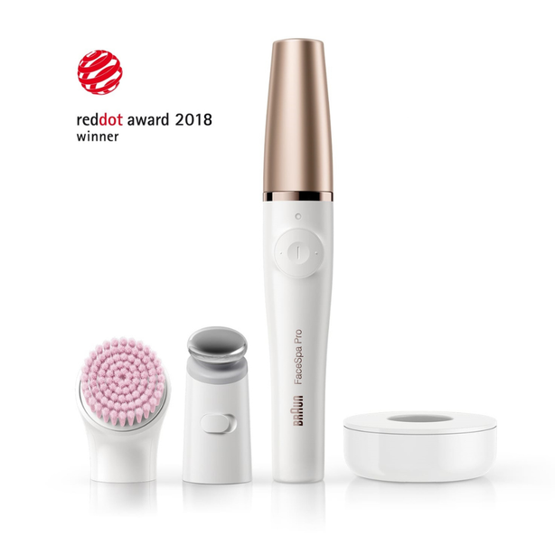Braun Face Spa Pro SE 912 Epilator – 3-in-1 Facial Epilator Cleanser and Skin Toning System at Home