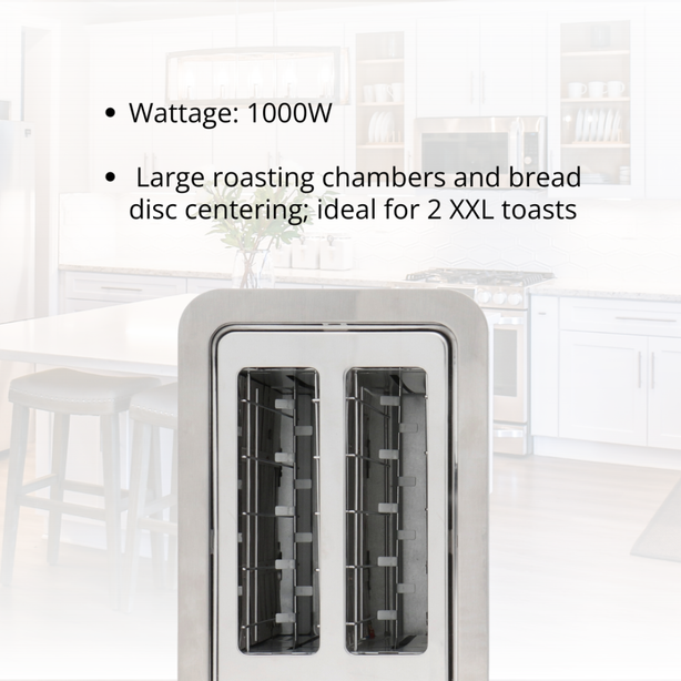 JOGEN BT 2215 2 Slot Automatic Bread Toaster 1000W