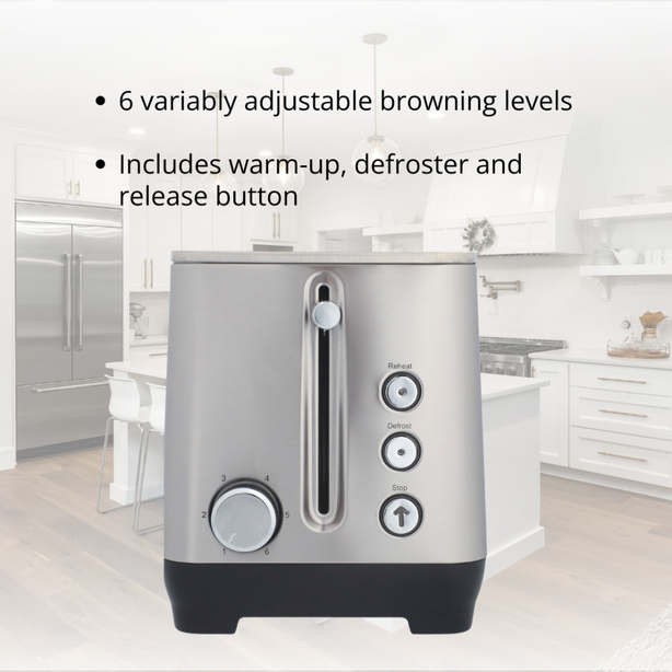 JOGEN BT 2215 2 Slot Automatic Bread Toaster 1000W