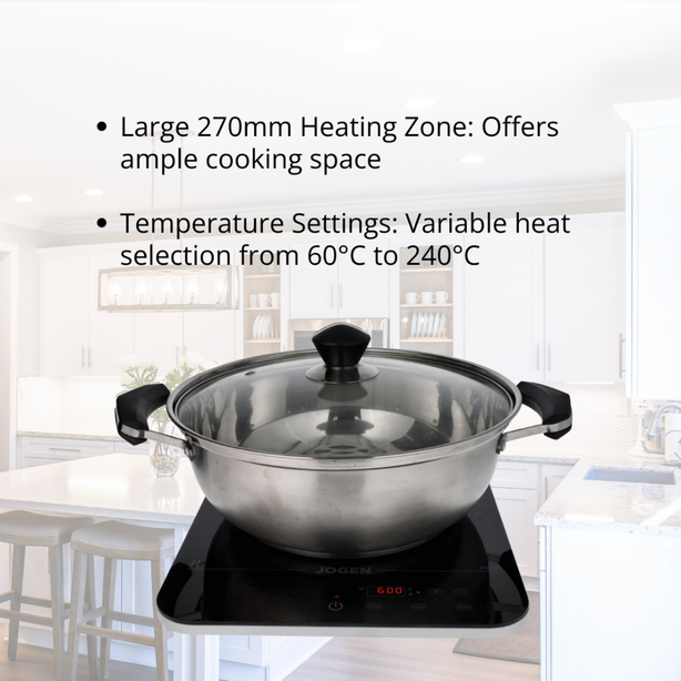 JOGEN EC 7325 Ultra Slim Induction Cooker 2100W